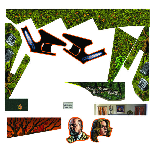 Halloween Whole Game Printed Plastic Set