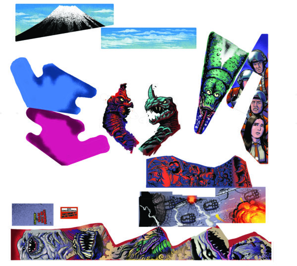 Ultraman Whole Game Printed Plastic Set