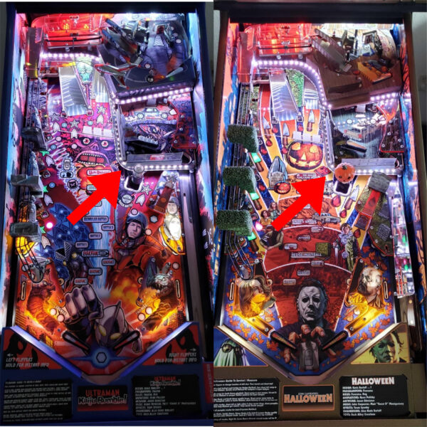 Halloween/Ultraman Lower Mini Playfield Edge Lighting