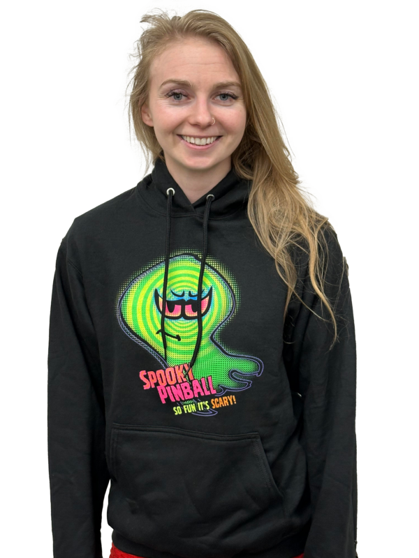 Neon Spooky Logo Hoodie