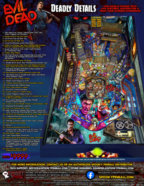 Evil Dead Collector's Edition Initial Payment ($2000) - Image 3