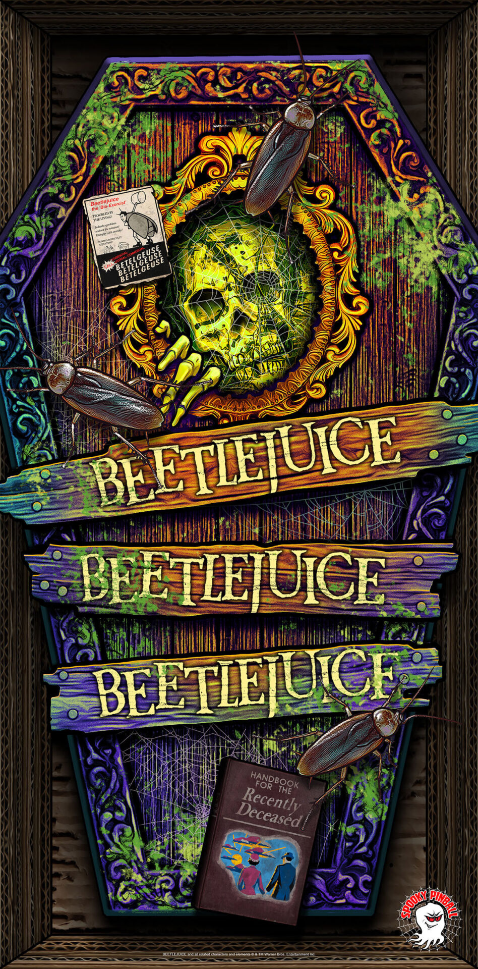 Official Beetlejuice Dust Cover