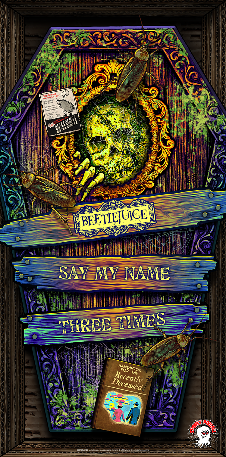 Official Beetlejuice Dust Cover