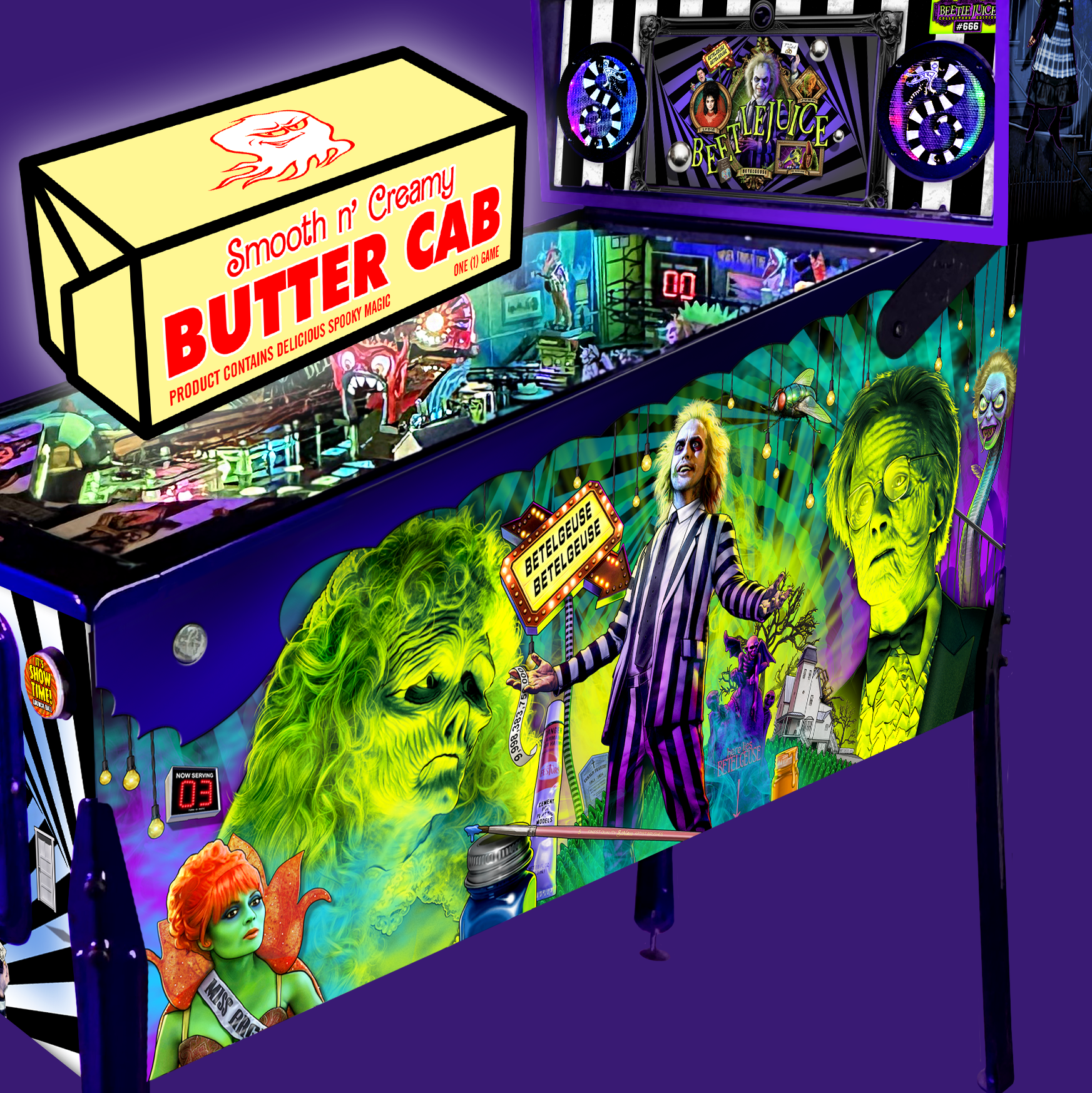Beetlejuice Butter Cabinet Upgrade Initial Payment ($600)